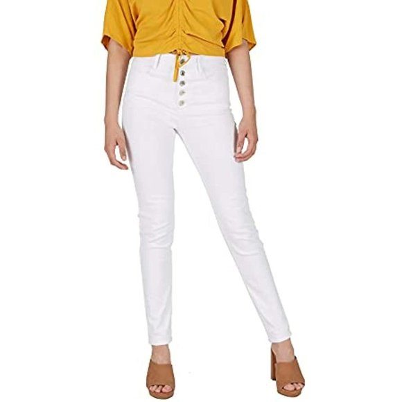 NUMERO Denim - Numero Women's High Rise Skinny Jeans White Size 29, MSRP $69